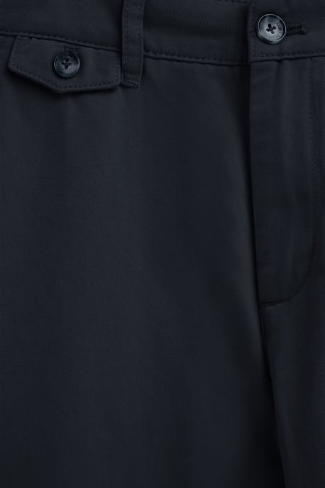 Marineblauwe chino met regular fit en Polo Club-logo - Image 6