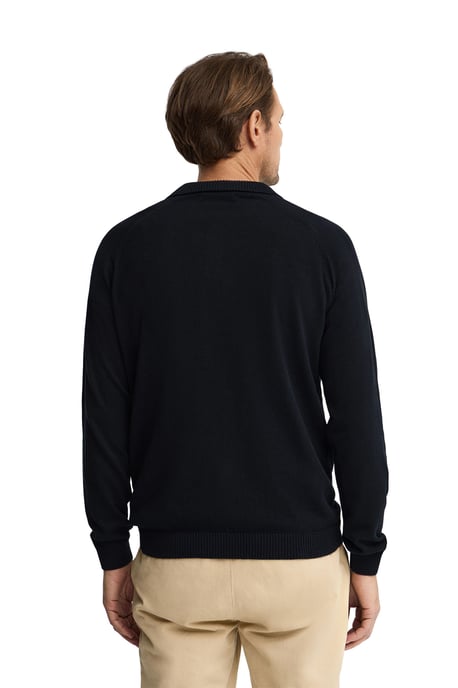 Men's Polo Collar Sweater with Buttons PULLOVER16 - Image 3