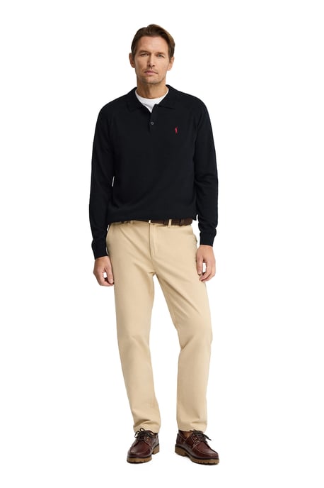 Men's Polo Collar Sweater with Buttons PULLOVER16 - Image 4