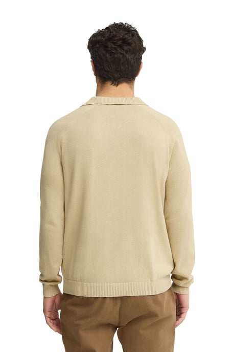 Men's Polo Collar Sweater with Buttons PULLOVER16 - Image 3