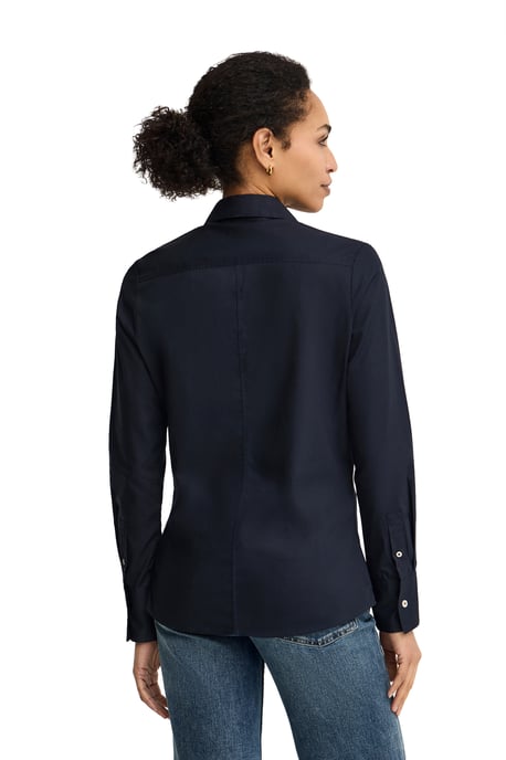Women's Poplin Shirt Long Sleeve Slim Fit SHIRT-L-S24 - Image 3
