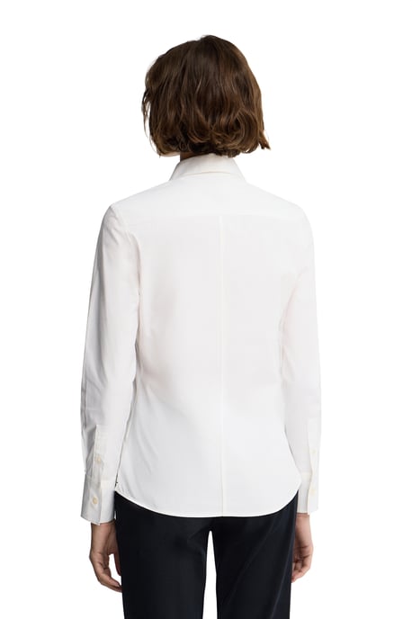 Women's Poplin Shirt Long Sleeve Slim Fit SHIRT-L-S24 - Image 3