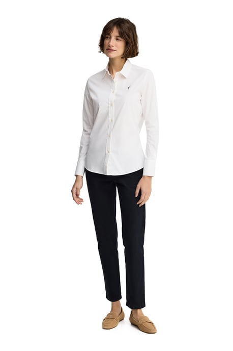 Women's Poplin Shirt Long Sleeve Slim Fit SHIRT-L-S24 - Image 4