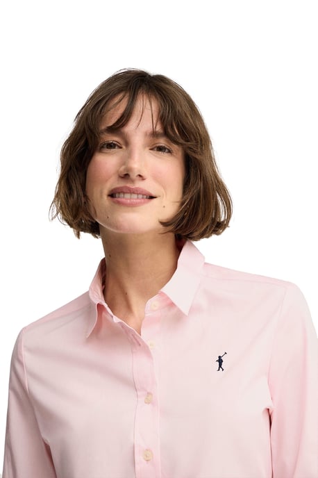 Women's Poplin Shirt Long Sleeve Slim Fit SHIRT-L-S24 - Image 2