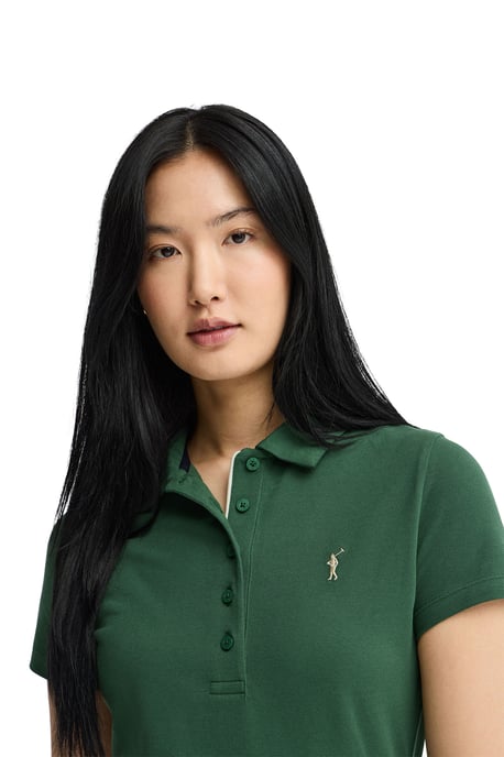 Women's Short Sleeve Polo Neck Dress DRESS2 - Image 2
