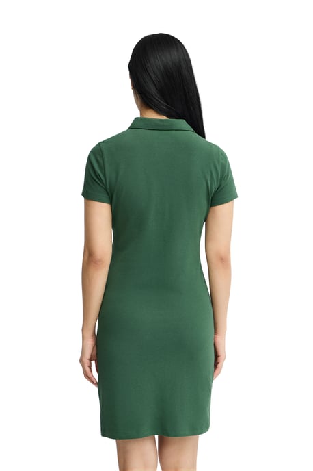 Women's Short Sleeve Polo Neck Dress DRESS2 - Image 3