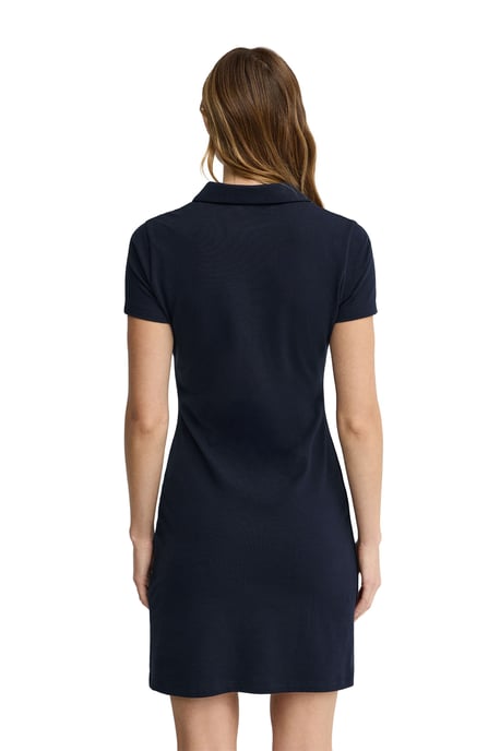 Women's Short Sleeve Polo Neck Dress DRESS2 - Image 3