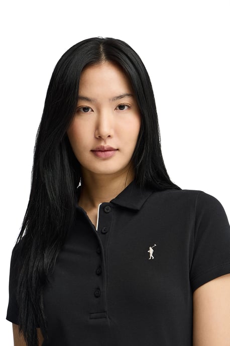 Women's Short Sleeve Polo Neck Dress DRESS2 - Image 2