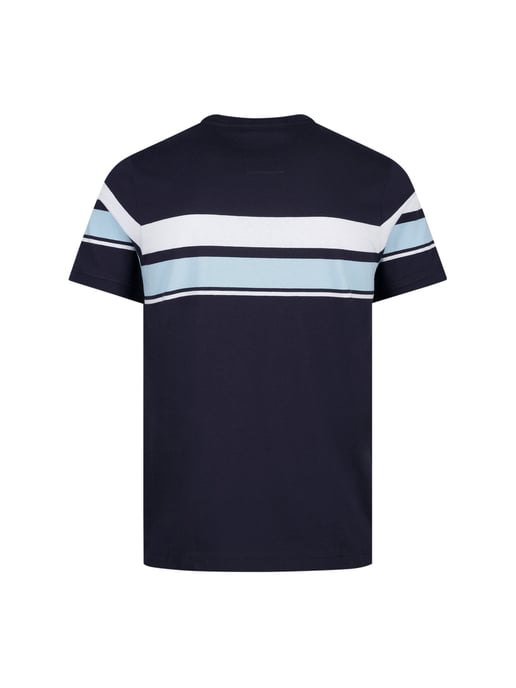 Luke 1977 Men's Rio Redeemer Chest Stripe T-Shirt in Navy - Image 5