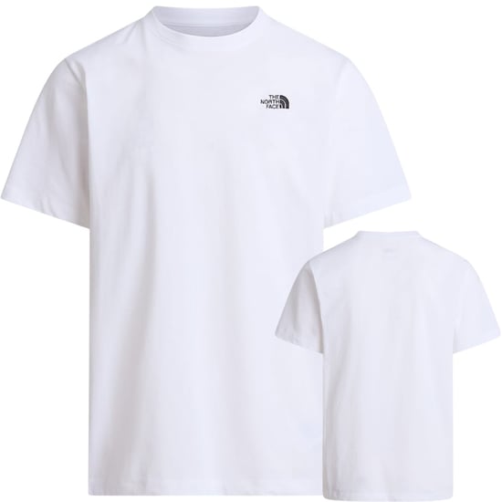 The North Face Men's Evolution embroidered logo Simple Dome T Shirt White - Image 1