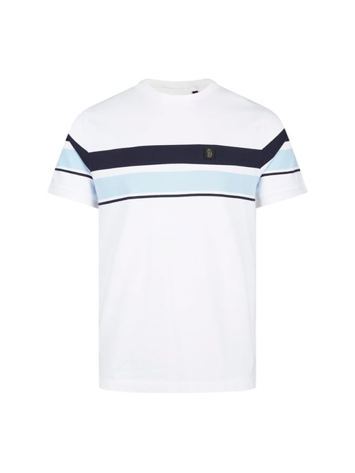 Luke 1977 Men's Rio Redeemer Chest Stripe T-Shirt in White - Image 1