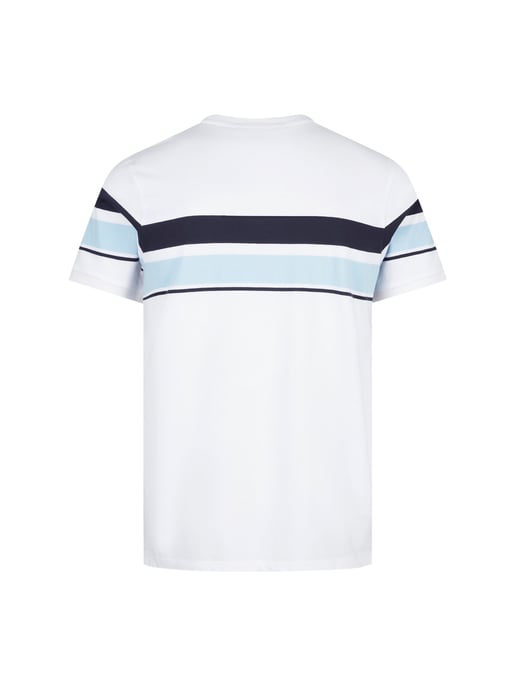 Luke 1977 Men's Rio Redeemer Chest Stripe T-Shirt in White - Image 5