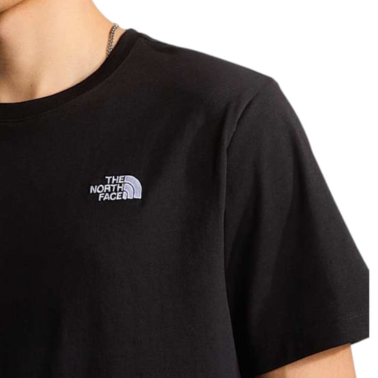 The North Face Men's Evolution embroidered logo Simple Dome T Shirt Black - Image 4