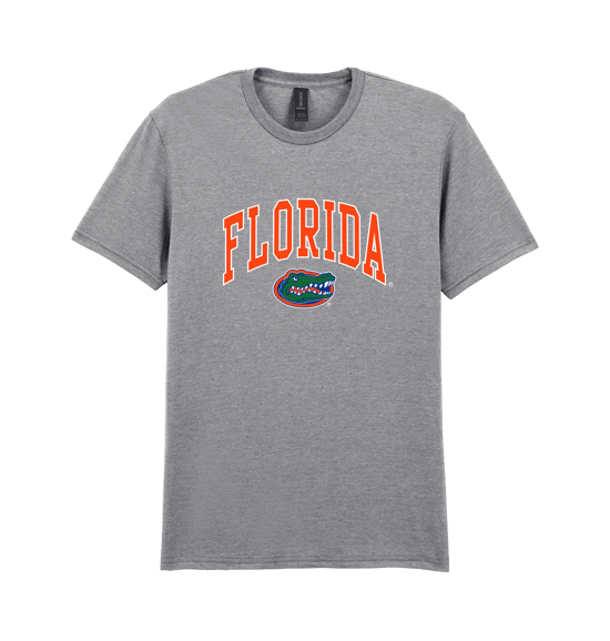 Florida Gators Campus Spirit Graphic Athletic Grey T-Shirt - Image 1