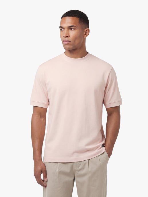 Luke 1977 Men's Dapper Schnapper Relaxed Fit T-Shirt in Pink - Image 3