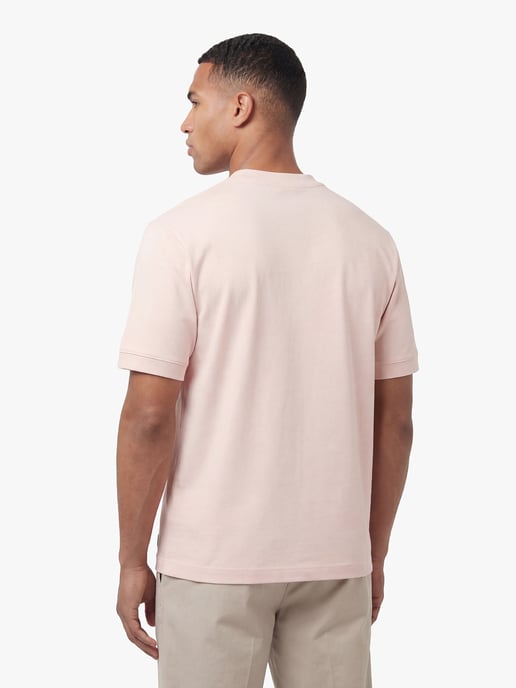 Luke 1977 Men's Dapper Schnapper Relaxed Fit T-Shirt in Pink - Image 4