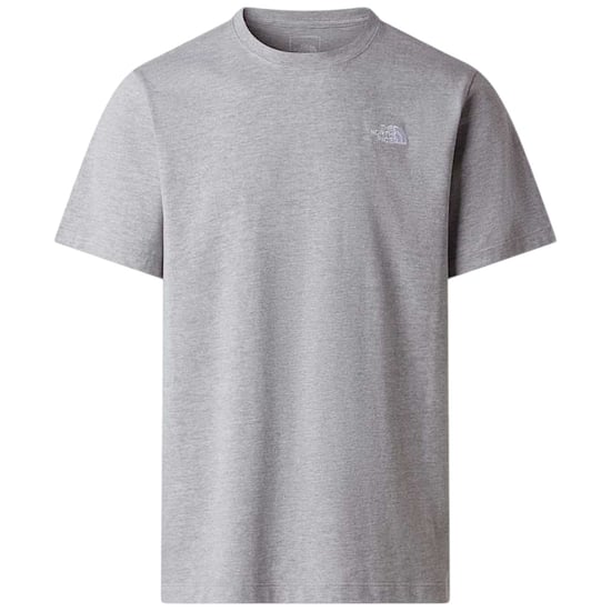 The North Face Men's Evolution embroidered logo Simple Dome T Shirt Grey - Image 2