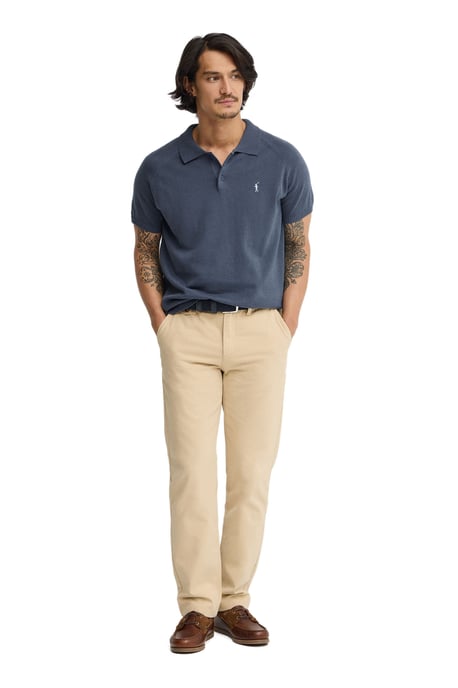 Men's Short Sleeve Polo Neck Sweater PULLOVER17 - Image 4