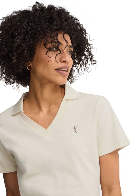 Women's Polo Shirt, Buttonless Collar, Slim Fit, POLO-SHIRT-S-S9 - Image 2