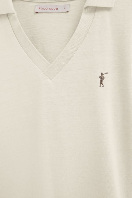 Women's Polo Shirt, Buttonless Collar, Slim Fit, POLO-SHIRT-S-S9 - Image 5