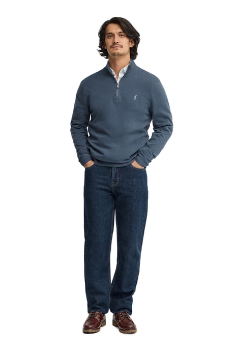 Men's Zip Neck Sweater PULLOVER12 - Image 4