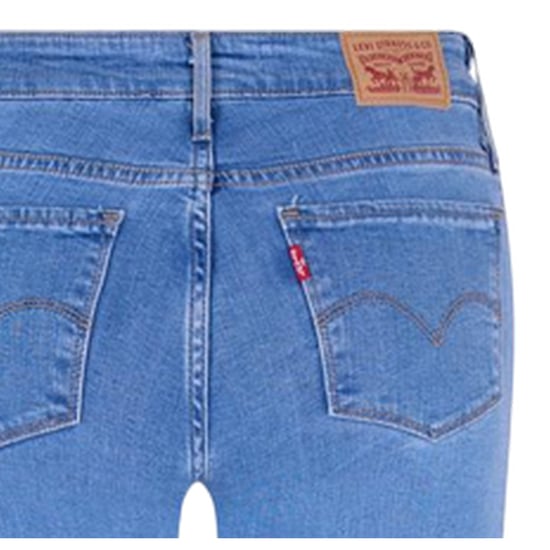 Levis Dammodell 712 – Slim-fit-jeans i denim (Blå) - Image 3