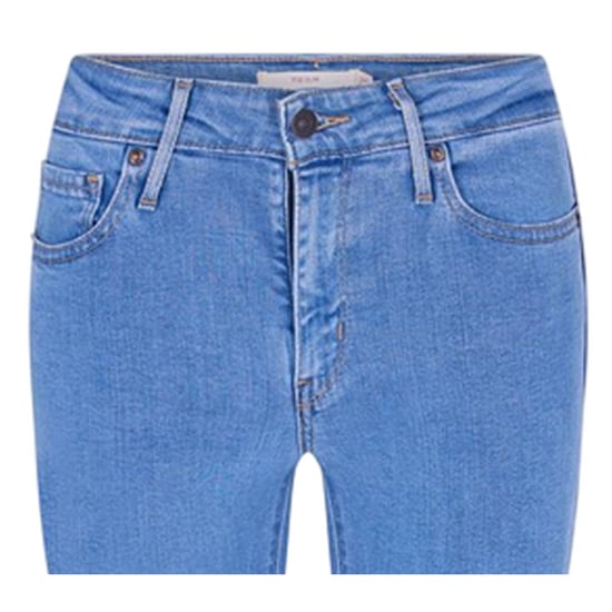 Levis Dammodell 712 – Slim-fit-jeans i denim (Blå) - Image 4