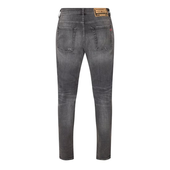 Diesel Heren Fing Denim Fade-jeans met rechte pijpen (Zwart/Grijs) - Image 2