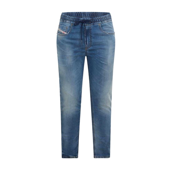 Diesel Damesjeans met Krly-logo, elastische tailleband en wijde pijpen (Blauwe Denim) - Image 2