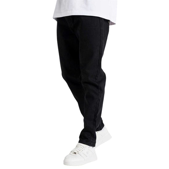 SikSilk Herenjeans van St Jean met bloemenborduursel, regular fit (Zwart) - Image 1