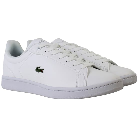 Lacoste Carnaby Pro BL 23 1 Kids White Trainers - Image 2
