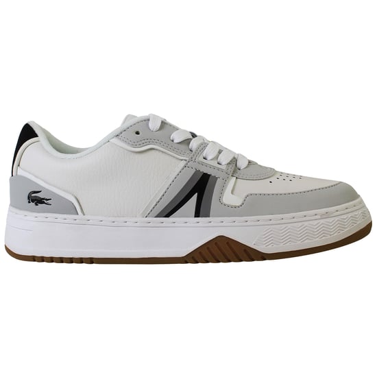 Lacoste L001 0722 1 Womens White/Grey Trainers - Image 1