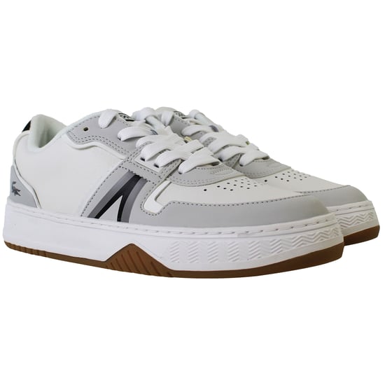 Lacoste L001 0722 1 Womens White/Grey Trainers - Image 2