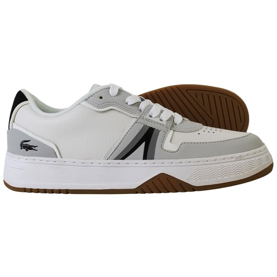 Lacoste L001 0722 1 Womens White/Grey Trainers - Image 4
