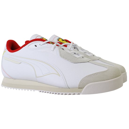 Puma Scuderia Ferrari Roma S Mens White Trainers - Image 2