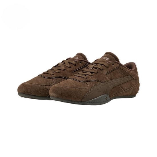 Puma Bella Mina Suède Dames Chocolade Sneakers - Image 1