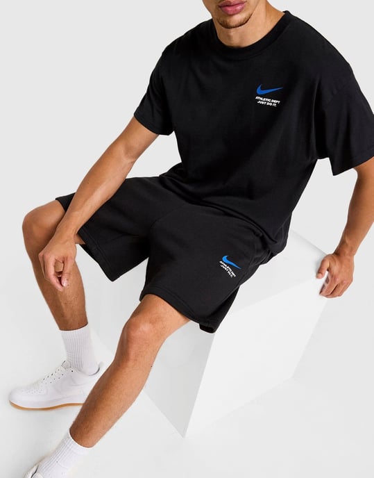 Nike Athletic T-Shirt Shorts Set Mens Black  - Image 4