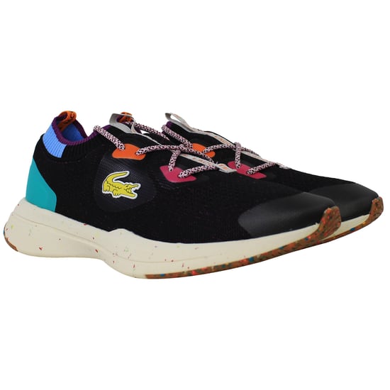 Lacoste Run Spin Eco 222 1 Mens Black Trainers - Image 2