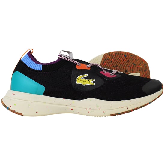Lacoste Run Spin Eco 222 1 Mens Black Trainers - Image 4