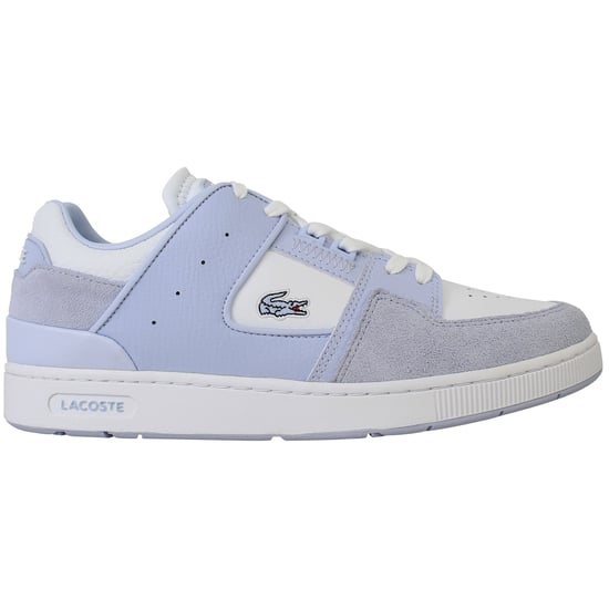 Lacoste Court Cage 124 2 Womens Blue/White Trainers - Image 1