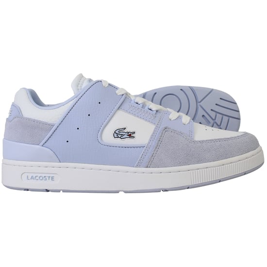 Lacoste Court Cage 124 2 Womens Blue/White Trainers - Image 4
