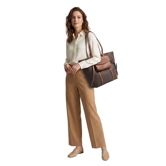 Women's 2-in-1 Tote Bag Jet Set Travel Large Set Handbag and Shoulder Bag 35S6GTVT3B - Image 3