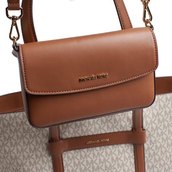 Dames 2-in-1 Shoppertas Jet Set Travel Grote Set Handtas en Schoudertas 35S6GTVT3B - Image 2