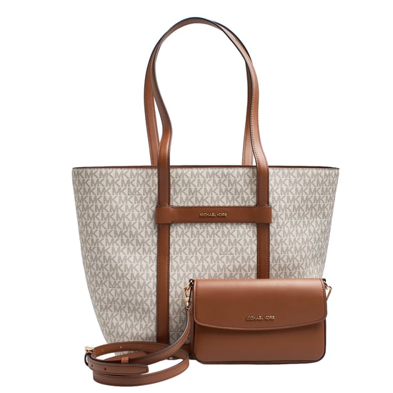 Dames 2-in-1 Shoppertas Jet Set Travel Grote Set Handtas en Schoudertas 35S6GTVT3B - Image 5