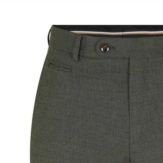 Boss Mens H-Genius Straight Leg Trousers (Dark Green) - Image 3