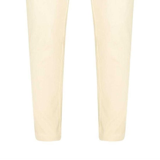 Boss Mens Kane-PL Plain Straight Leg Trousers (White) - Image 3