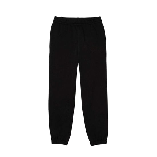 Lacoste Flanellen broek met logo voor dames (Zwart) - Image 2