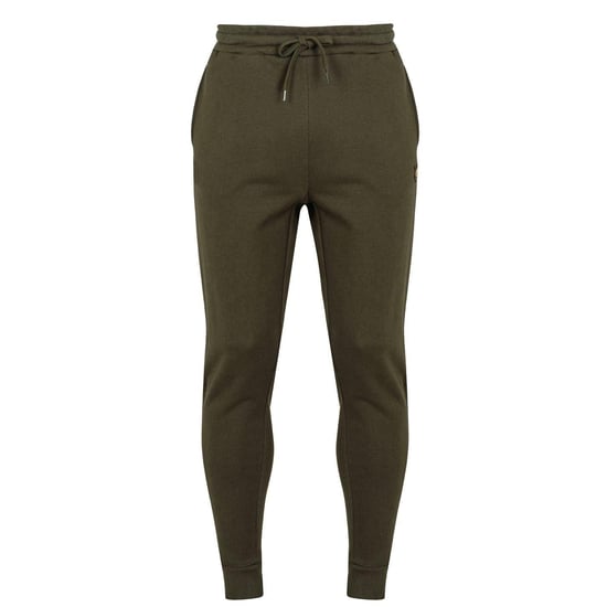 Lyle & Scott Skinny joggingbroek met omgeslagen boorden voor heren (Olijf) - Image 1