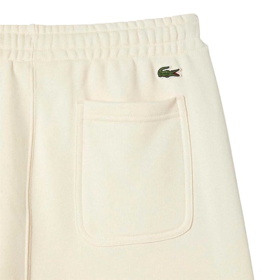 Lacoste Mens Club Cotton Jogging Bottoms (Cream) - Image 3