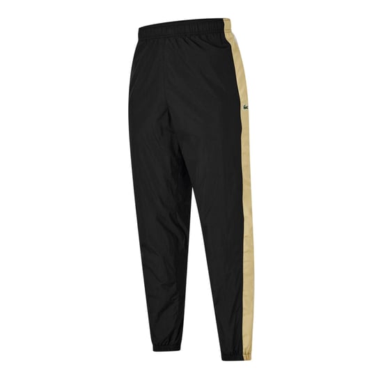 Lacoste Mens XH6979 Side Stripe Slim Tracksuit Bottoms (Black) - Image 3